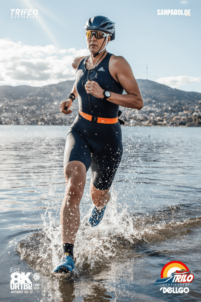 El acuatlón del lago en San Pablo del Lago
