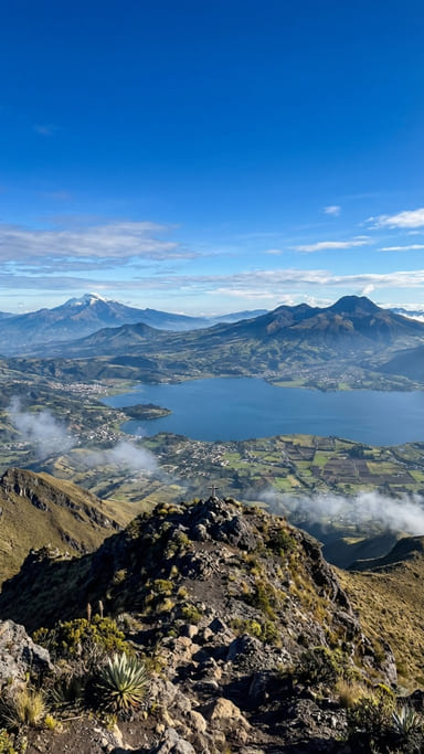 vista panoramica desde el imbabura